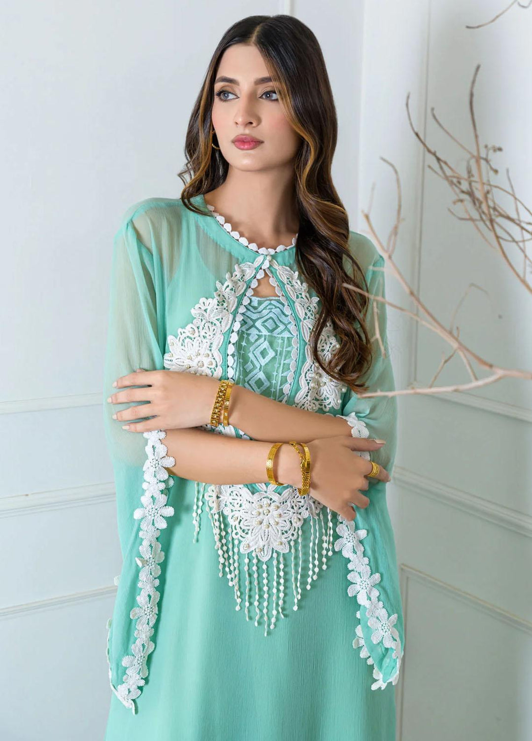 Jooray Kapray Pret Luxury  2 Piece Suit Mov Green