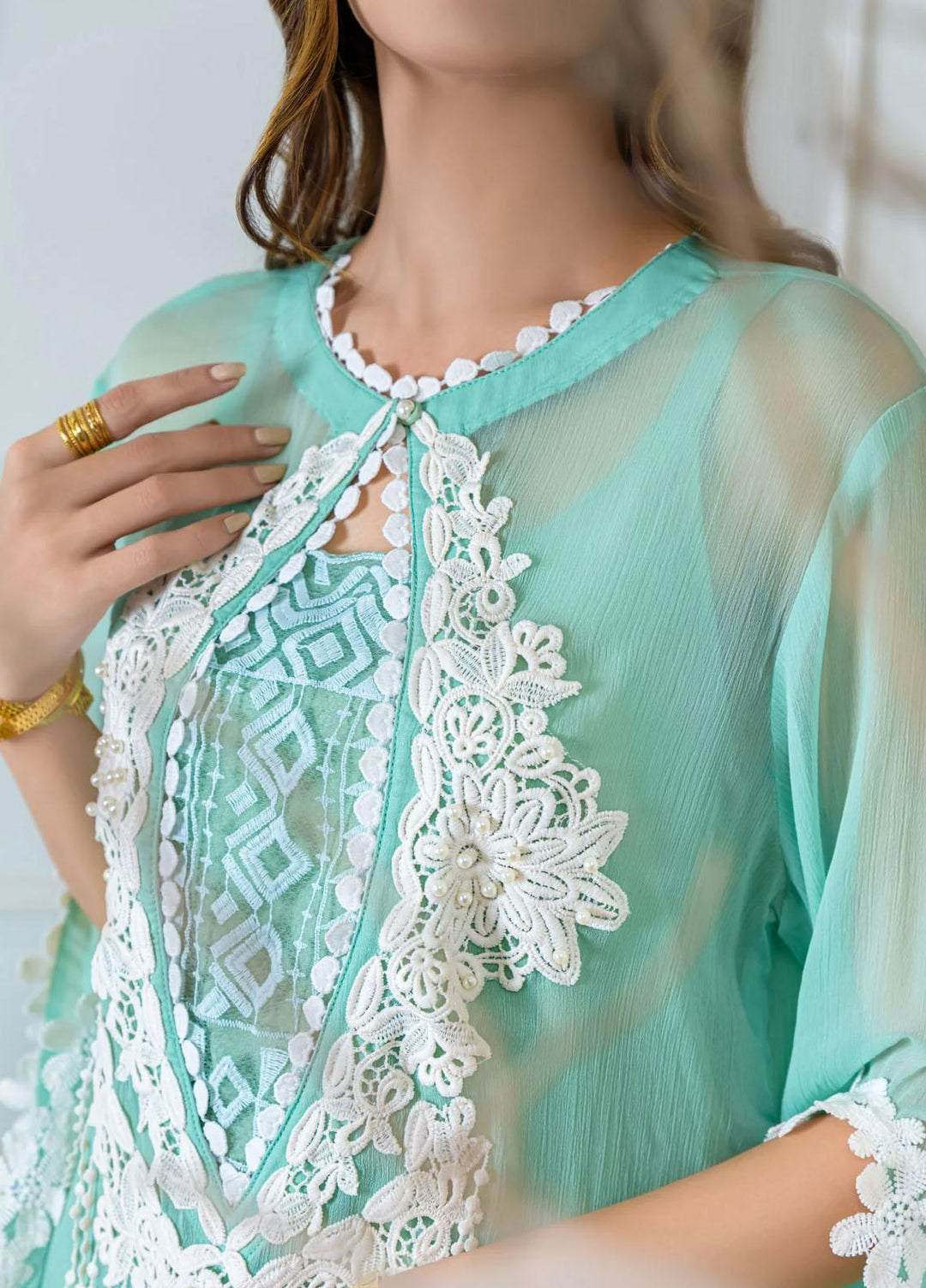 Jooray Kapray Pret Luxury  2 Piece Suit Mov Green