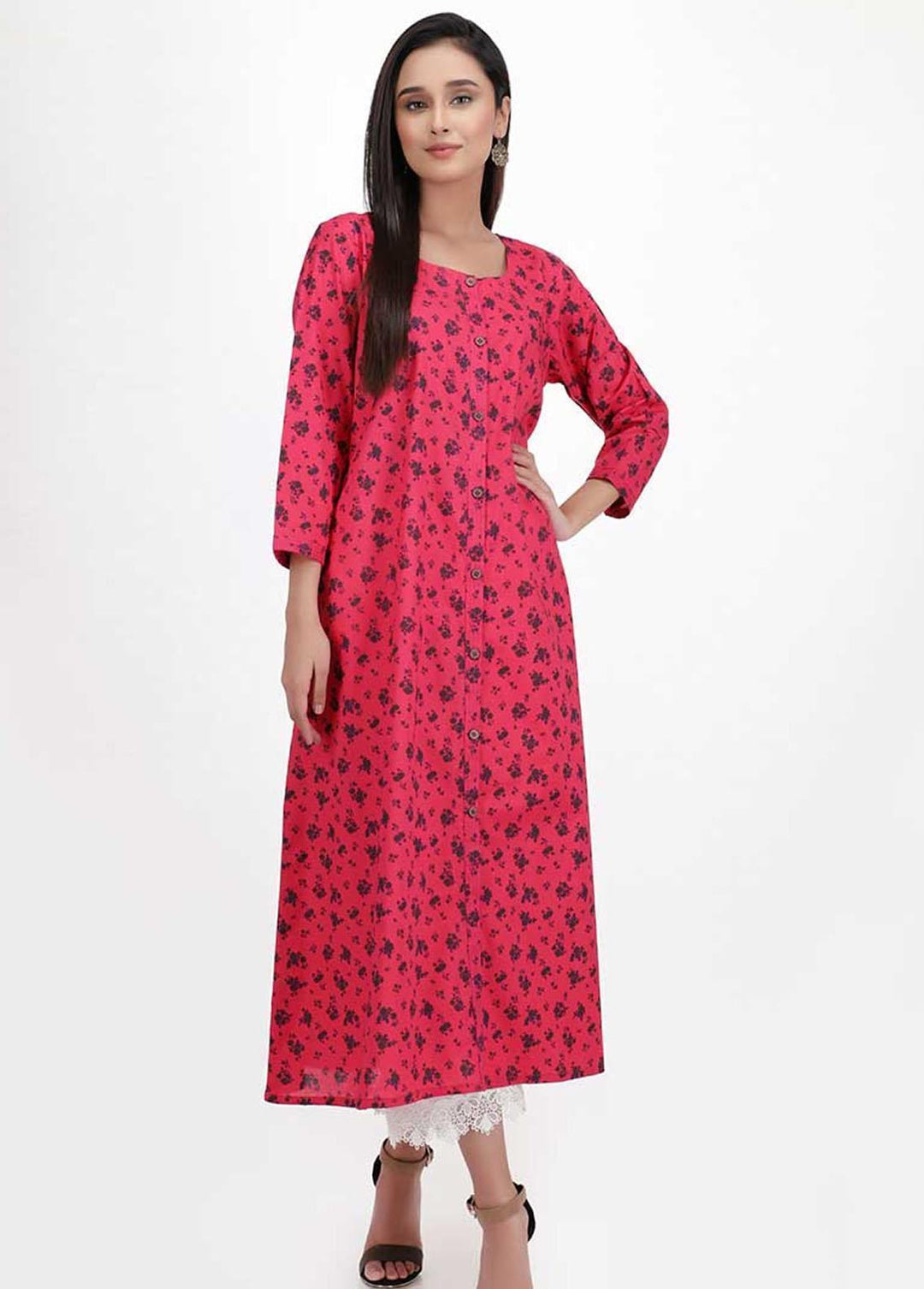Jooray Kapray Pret Semi Formal Lawn One piece JK23SF Pink Delight