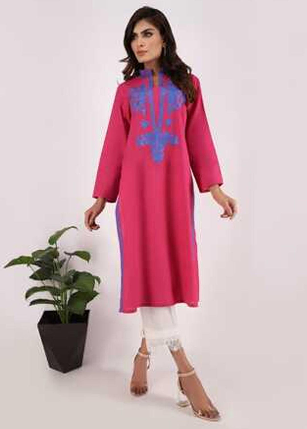 Jooray Kapray Pret Semi Formal Lawn One piece JK23SF Pink Rose