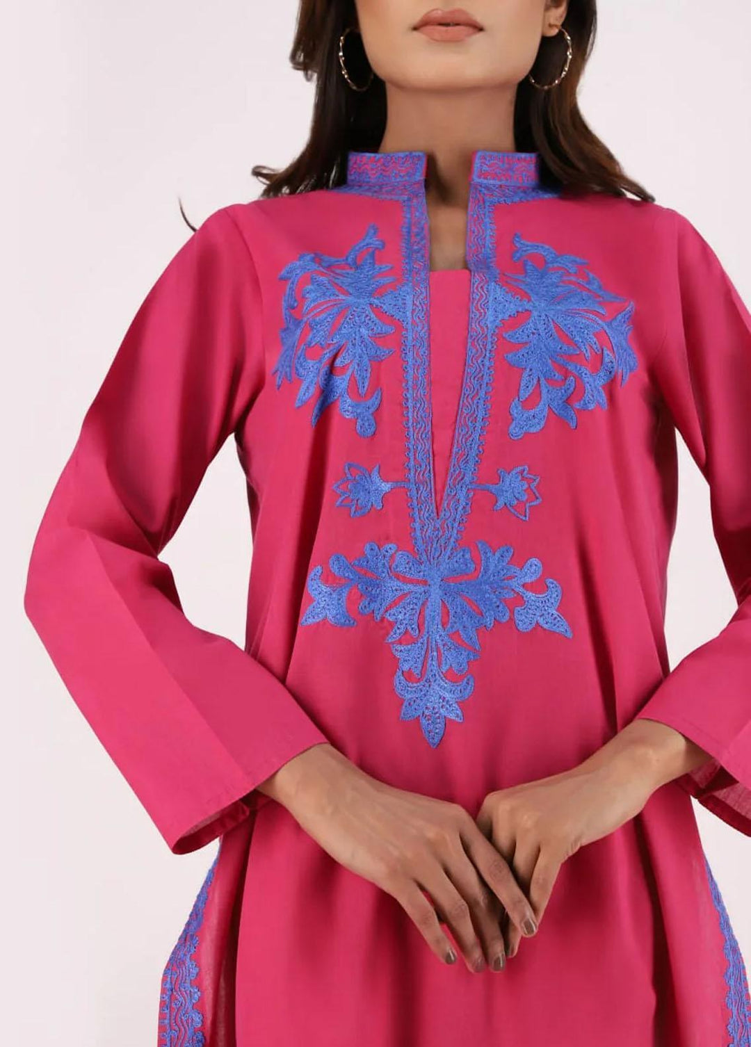 Jooray Kapray Pret Semi Formal Lawn One piece JK23SF Pink Rose