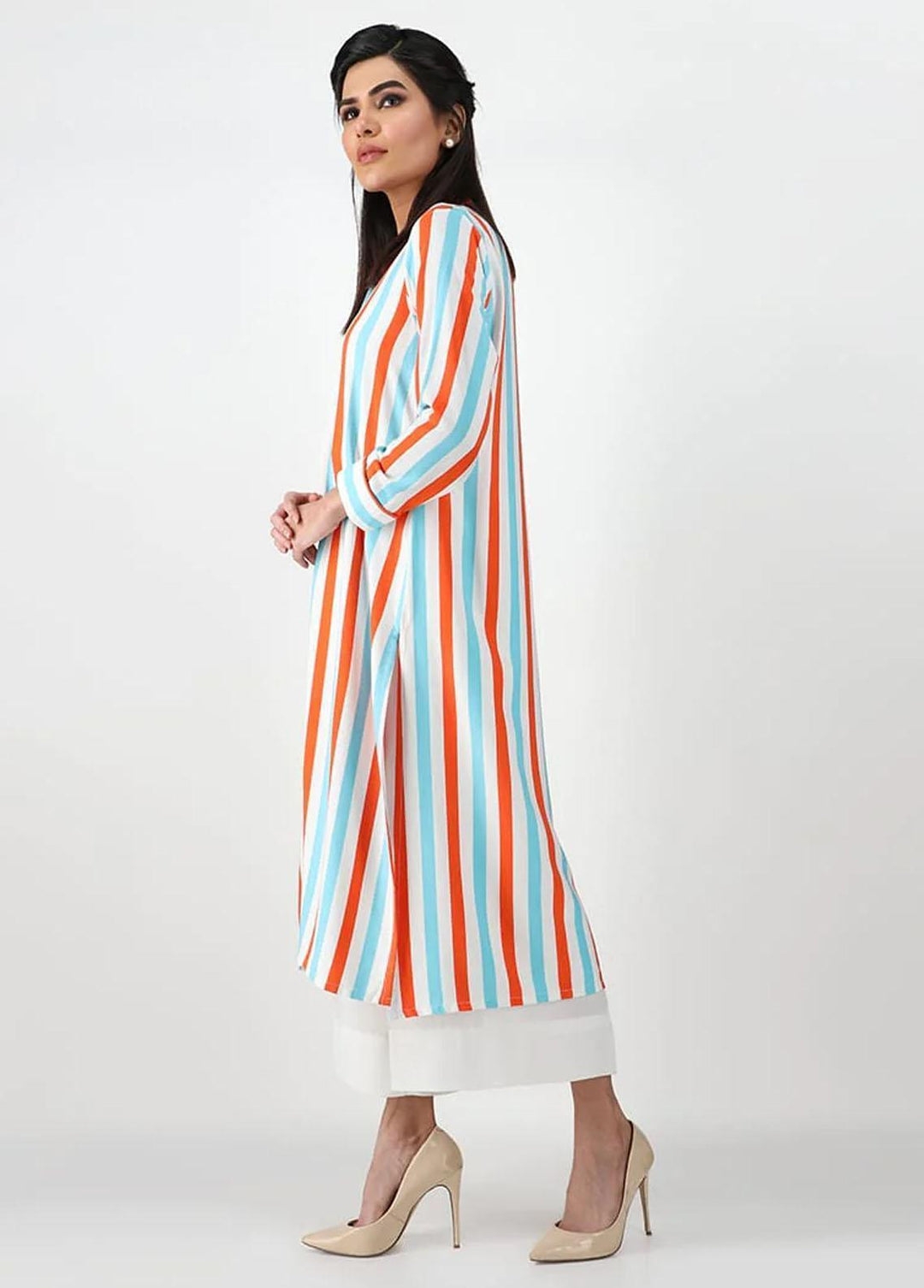 Jooray Kapray Pret Semi Formal Linen One piece JK23SF Stripes