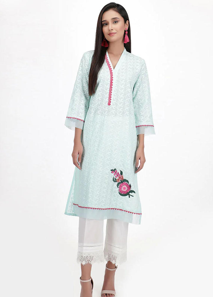 Jooray Kapray Pret Semi Formal Cotton One piece JK23SF Turquoise Daisy