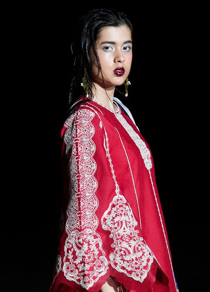 Jugnu by Hussain Rehar Embroidered Lawn Suits Unstitched 3 Piece HRR25JSS Ahiti - Summer Collection