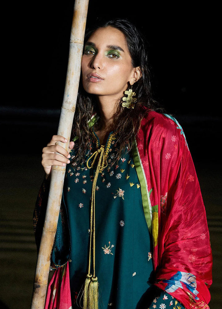 Jugnu by Hussain Rehar Embroidered Lawn Suits Unstitched 3 Piece HRR25JSS Anara - Summer Collection