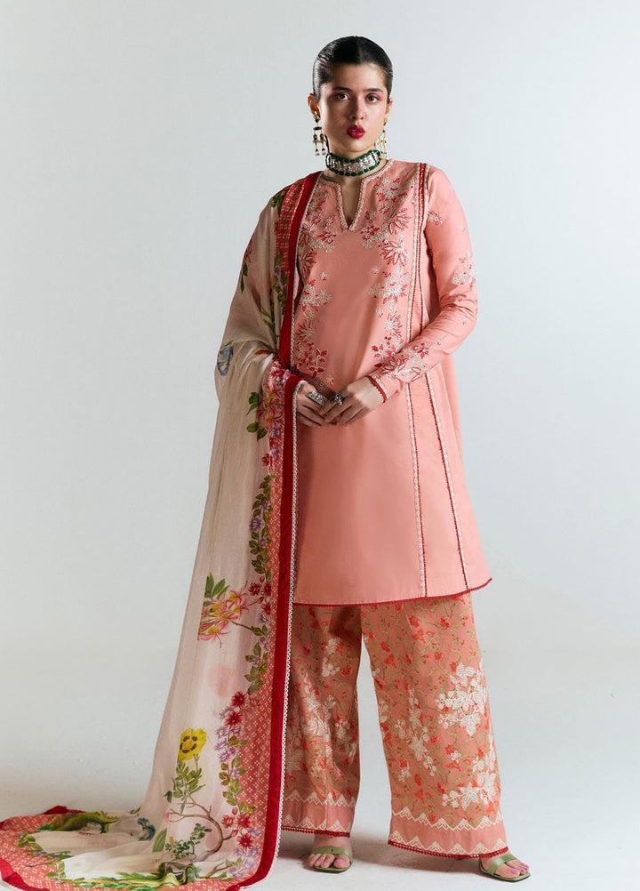 Jugnu by Hussain Rehar Embroidered Lawn Suits Unstitched 3 Piece HRR25JSS Bahar - Summer Collection