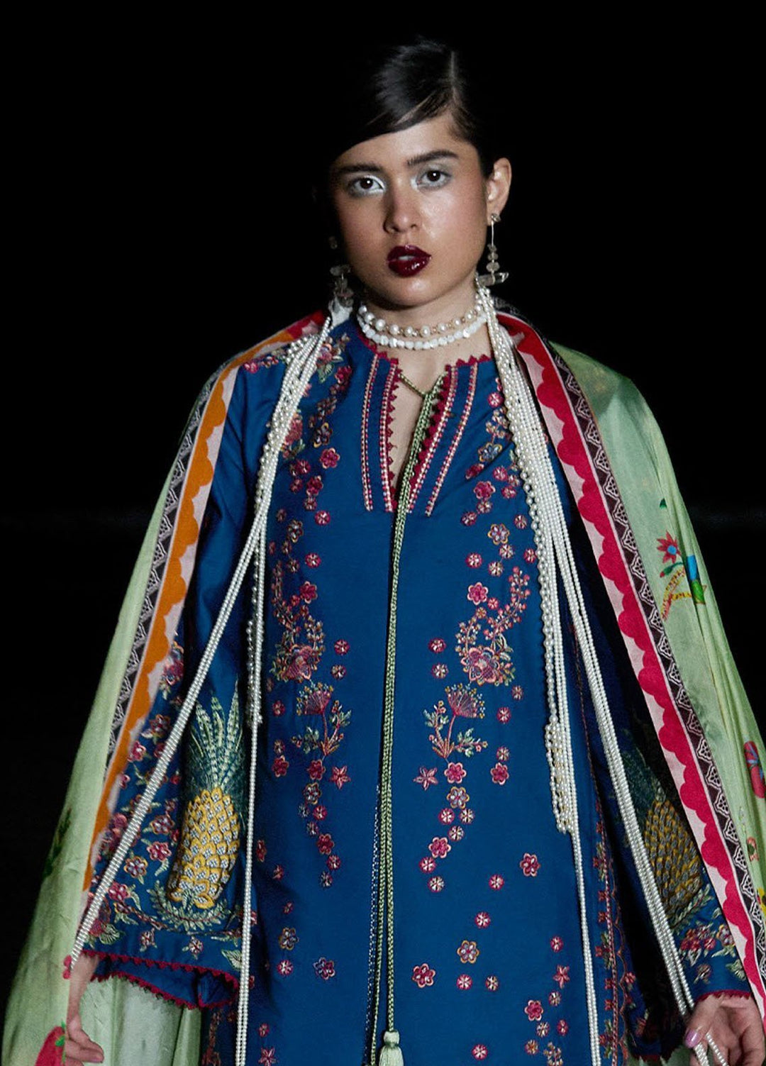 Jugnu by Hussain Rehar Embroidered Lawn Suits Unstitched 3 Piece HRR25JSS Darya - Summer Collection