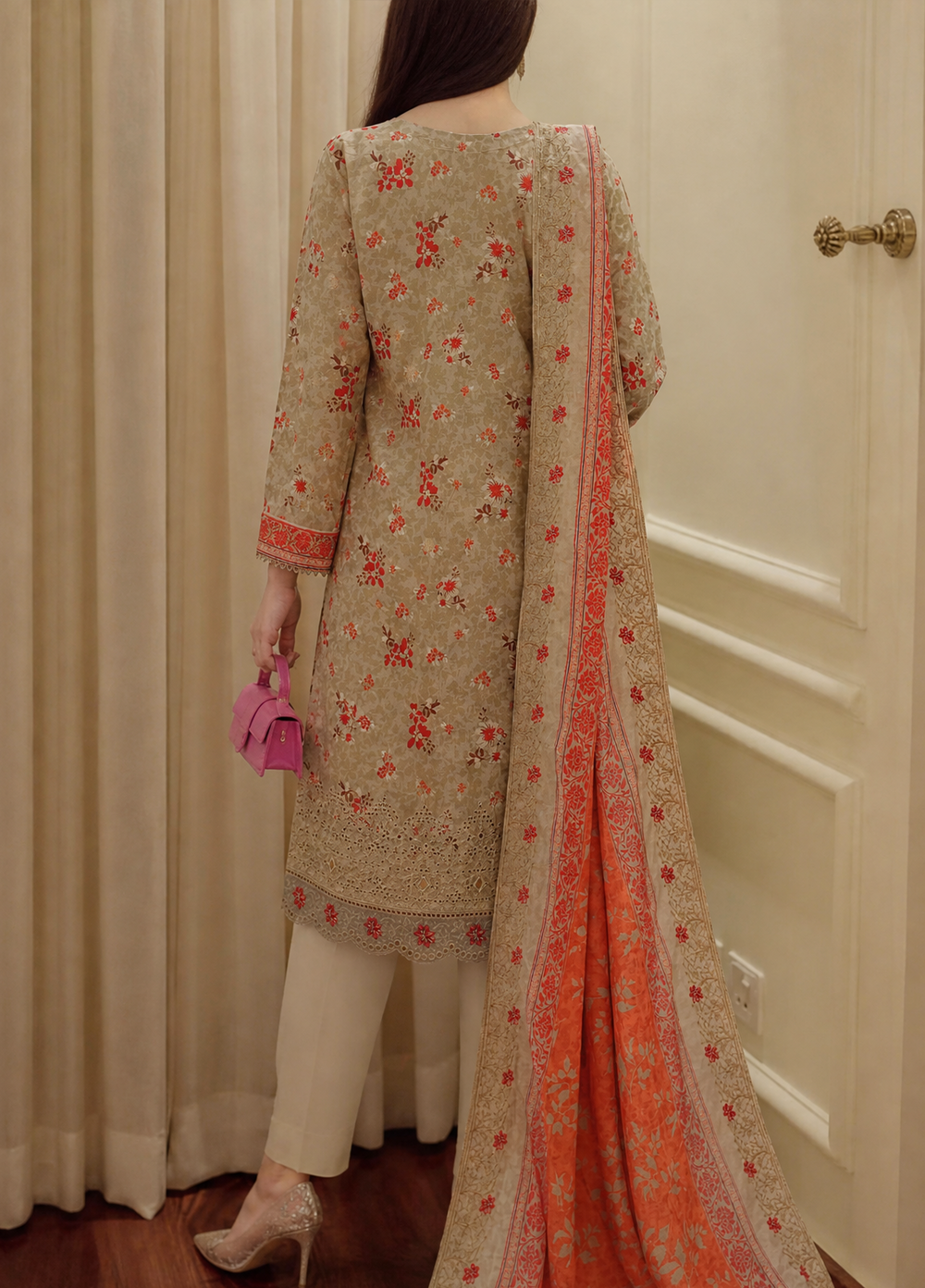 Premium Signature by HZ Textiles Unstitched Embroidered Lawn 3 Piece Suit PSE-1229 Festive Collection