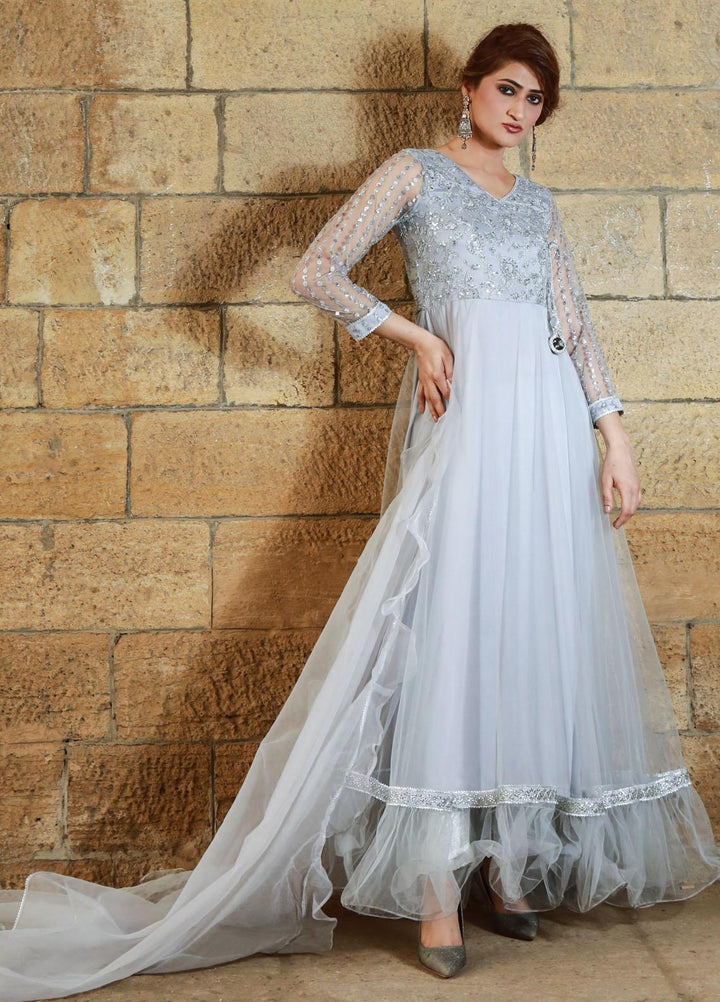 Kaara Luxury Pret  Cotton Net 2 Piece Dress KR-631