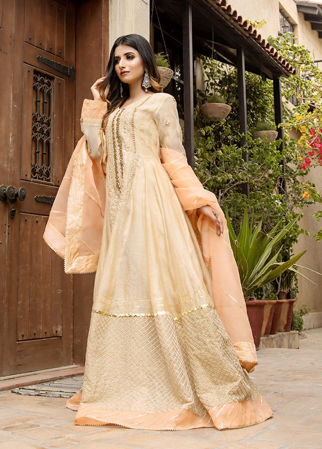 Kaara Luxury Pret  Khaadi Net 3 Piece Suit Freya KR650