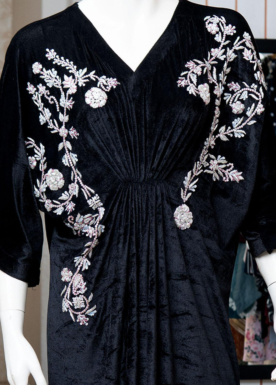 Kaara Pret Luxury Velvet Kaftan KA21P KR655 Luna
