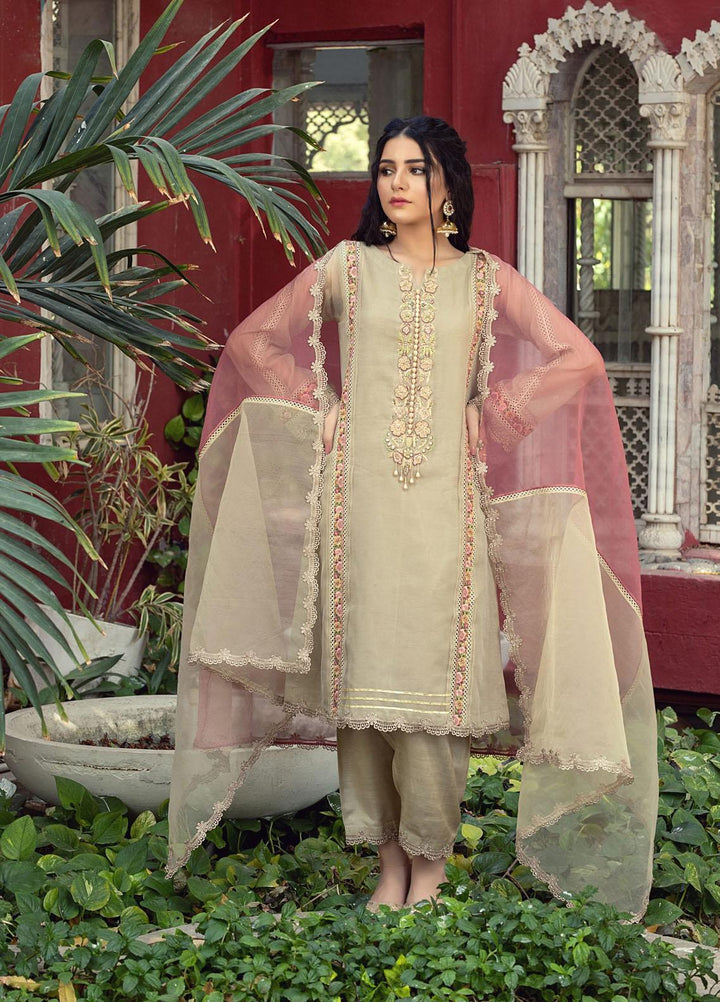 Kaara Luxury Pret  Khaadi Net 3 Piece Suit Meltem KR-2009