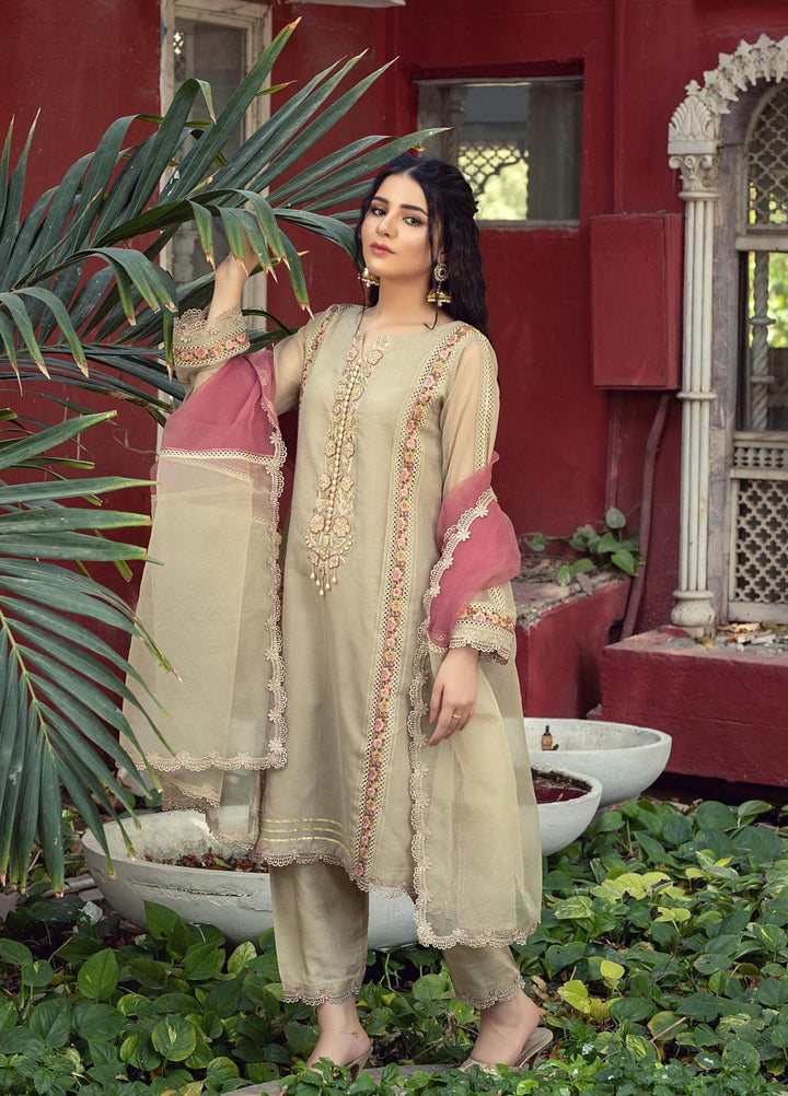 Kaara Luxury Pret  Khaadi Net 3 Piece Suit Meltem KR-2009