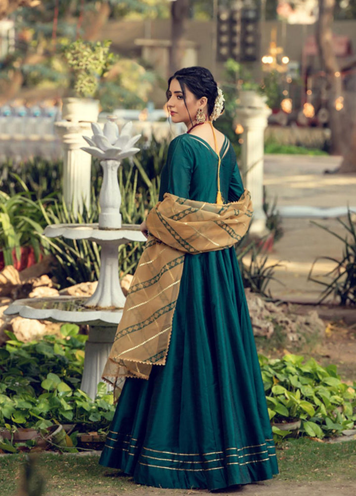 Kaara Luxury Pret  Raw Silk 3 Piece Suit Delvina Kr-661