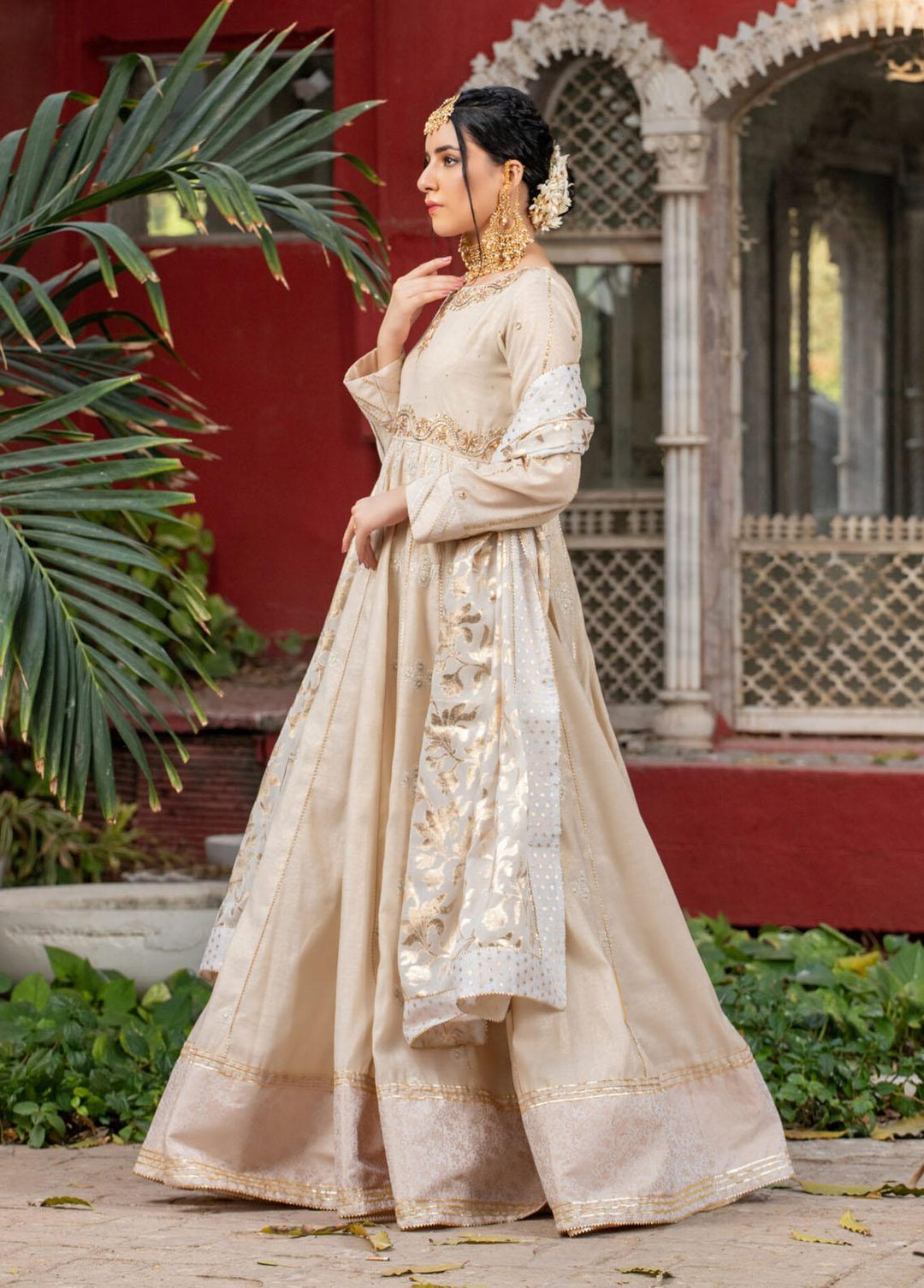 Kaara Pret Semi Formal Khaadi 3 Piece Kr-663-1 Zarafet