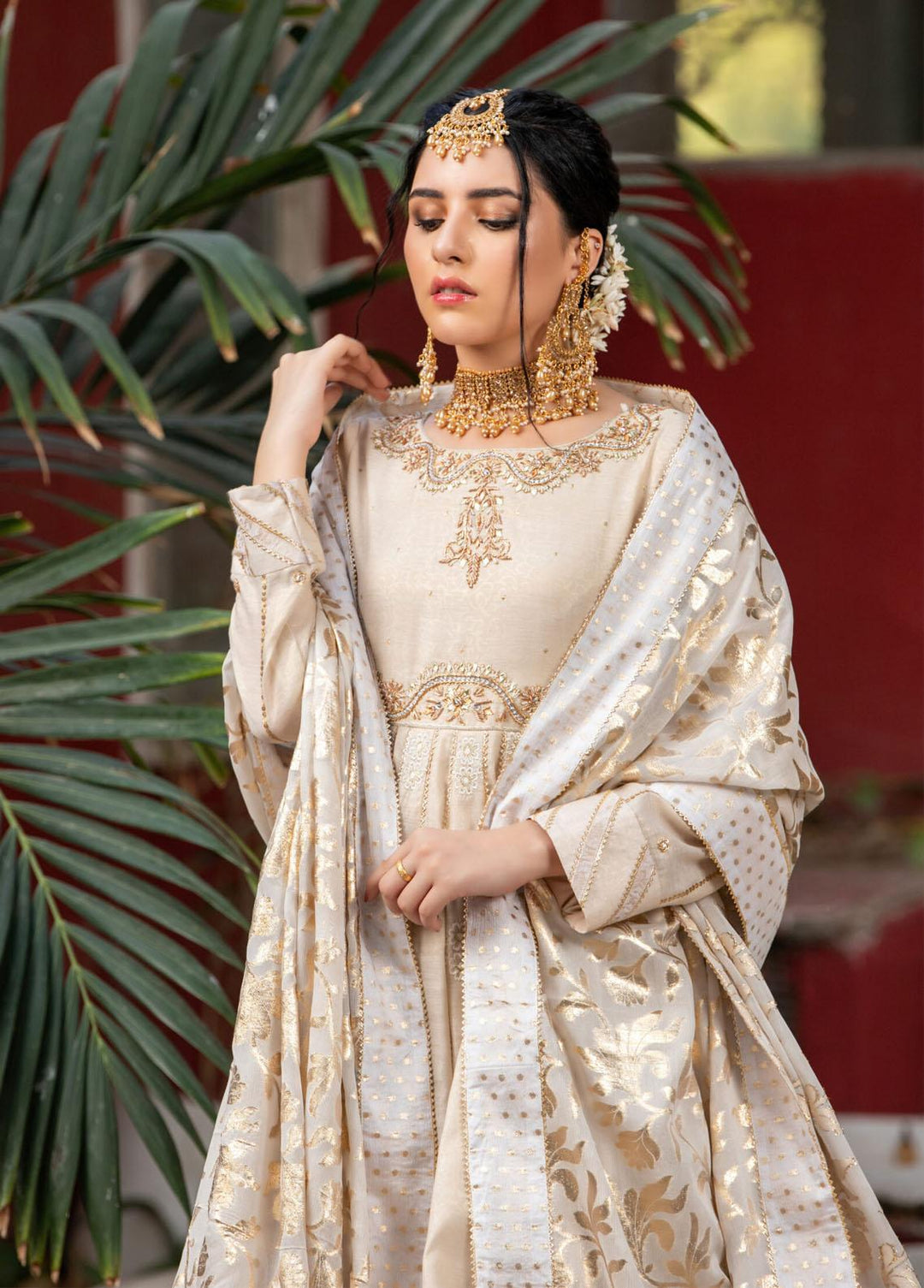 Kaara Pret Semi Formal Khaadi 3 Piece Kr-663-1 Zarafet