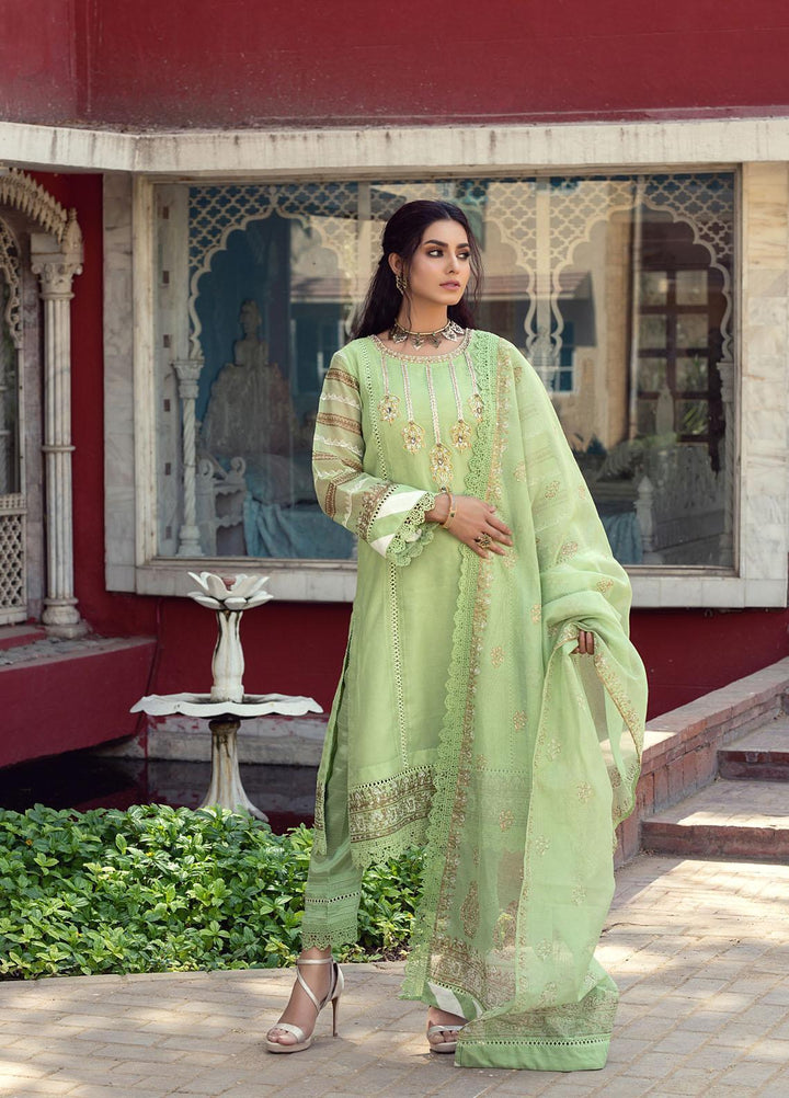 Kaara Luxury Pret  Khaadi Net 3 Piece Dress Mehtap KR664