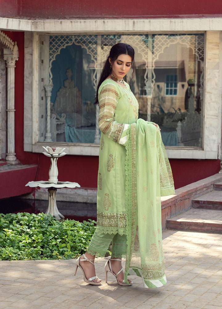 Kaara Luxury Pret  Khaadi Net 3 Piece Dress Mehtap KR664