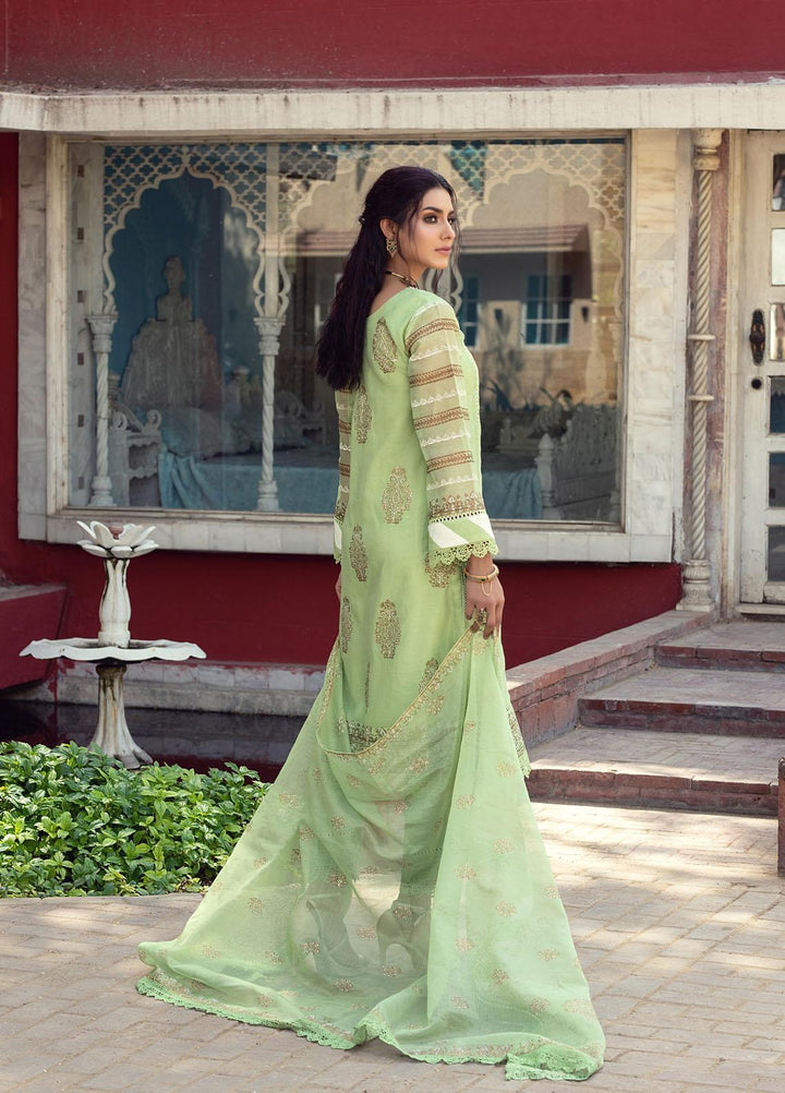 Kaara Luxury Pret  Khaadi Net 3 Piece Dress Mehtap KR664