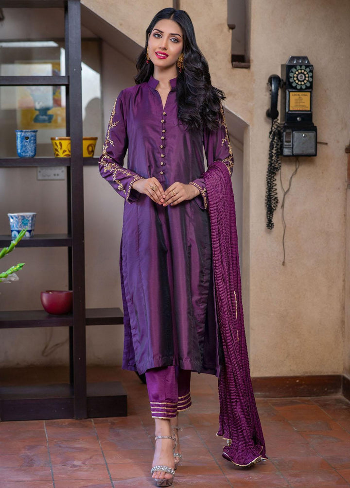 Kaara Pret Semi formal Silk 3 Piece Suit KR23S KR2027 Afreen