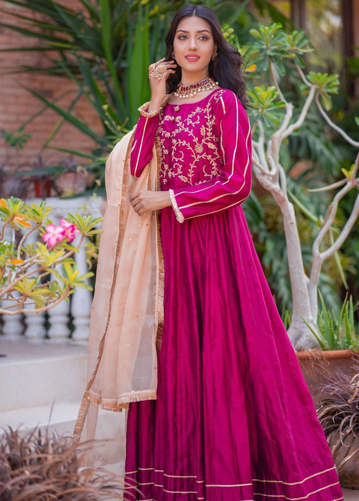 Kaara Pret Semi formal Khaadi 3 Piece Suit KR23S KR676 Majestic Dahlia
