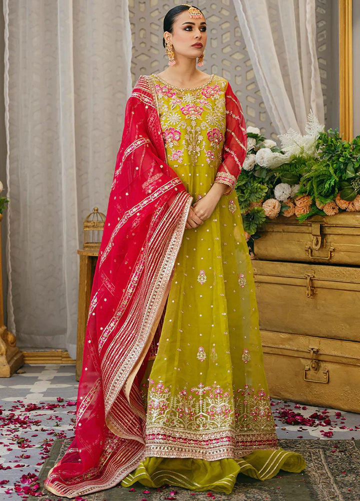 Kahani By Daud Abbas Embroidered Organza Suits Unstitched 2 Piece DA23K Ghazal - Luxury Collection