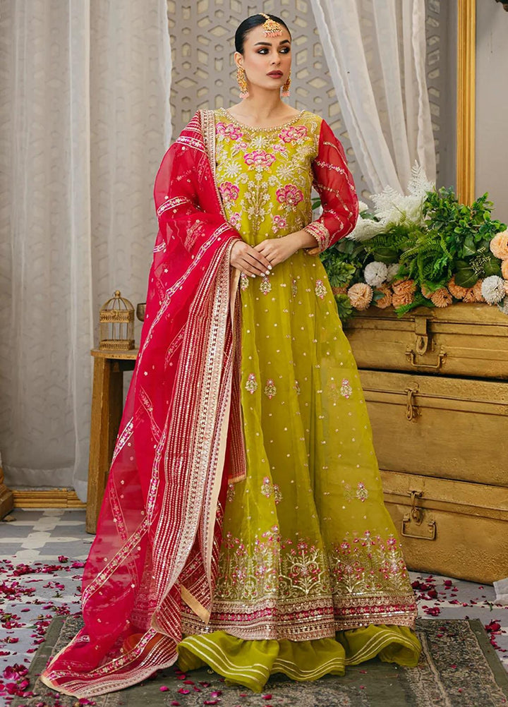 Kahani By Daud Abbas Embroidered Organza Suits Unstitched 2 Piece DA23K Ghazal - Luxury Collection