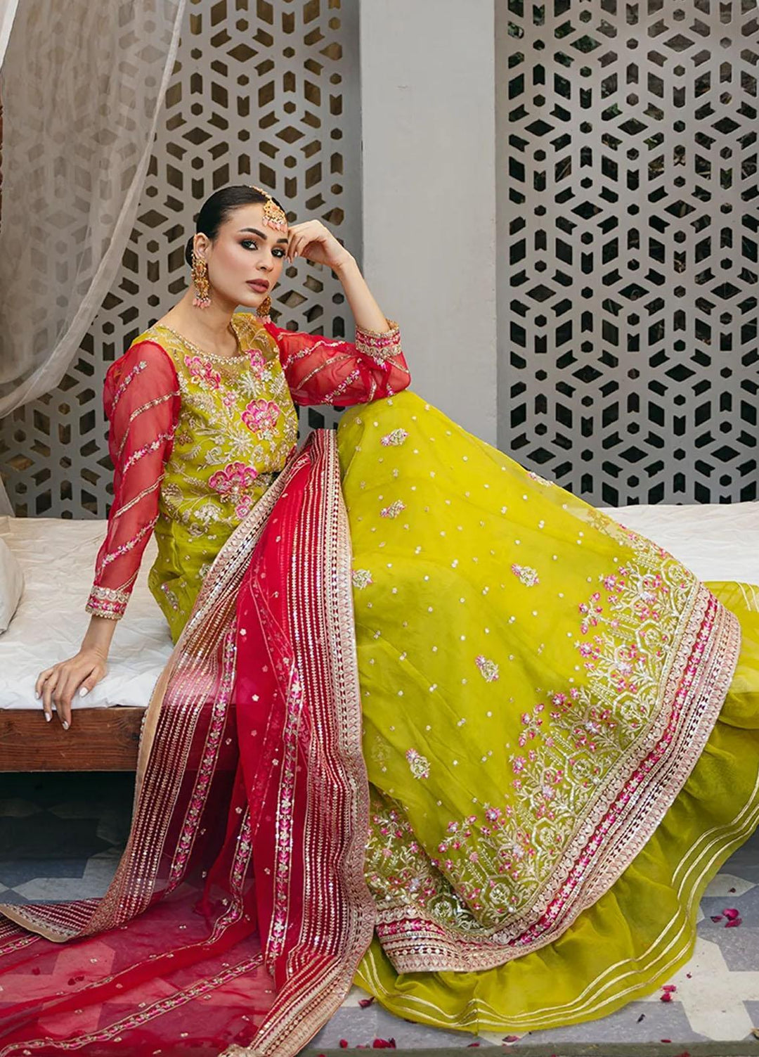 Kahani By Daud Abbas Embroidered Organza Suits Unstitched 2 Piece DA23K Ghazal - Luxury Collection