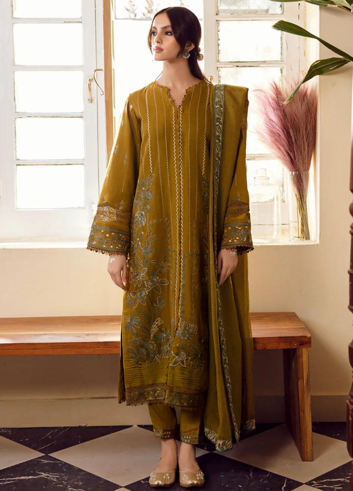 Kahani By Gisele Embroidered Khaddar Suits Unstitched 3 Piece GL23K Celine - Winter Collection