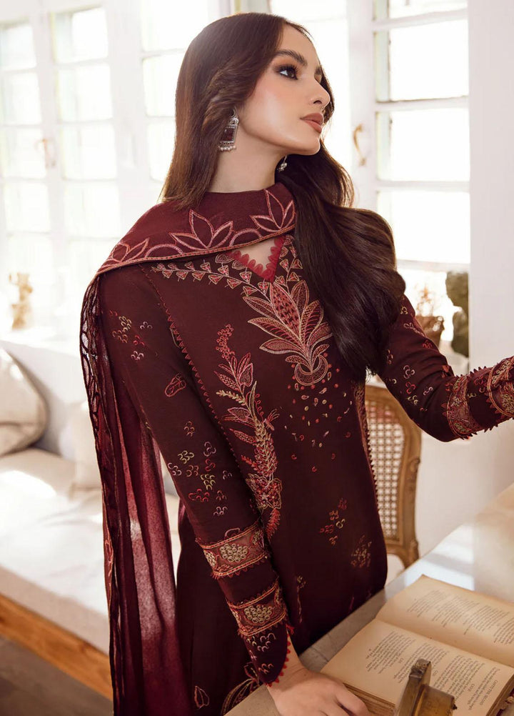 Kahani By Gisele Embroidered Khaddar Suits Unstitched 3 Piece GL23K Dusky Glow - Winter Collection