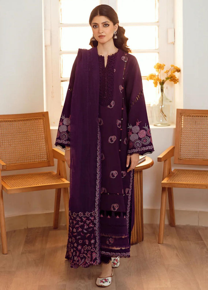 Kahani By Gisele Embroidered Khaddar Suits Unstitched 3 Piece GL23K Majestic Charm - Winter Collection