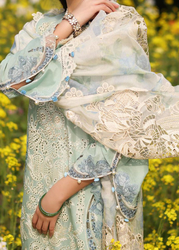 Kahf Embroidered Lawn Suit Unstitched 3 Piece KHF24FL KFL-01 Tabir - Luxury Summer Collection