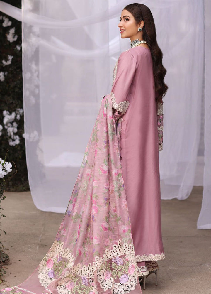 Kahf Embroidered Lawn Suit Unstitched 3 Piece KHF24FL KFL-03 Sassi - Luxury Summer Collection