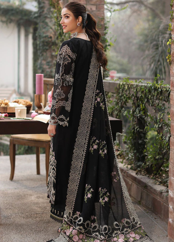 Kahf Embroidered Lawn Suit Unstitched 3 Piece KHF24FL KFL-06 Noor - Luxury Summer Collection