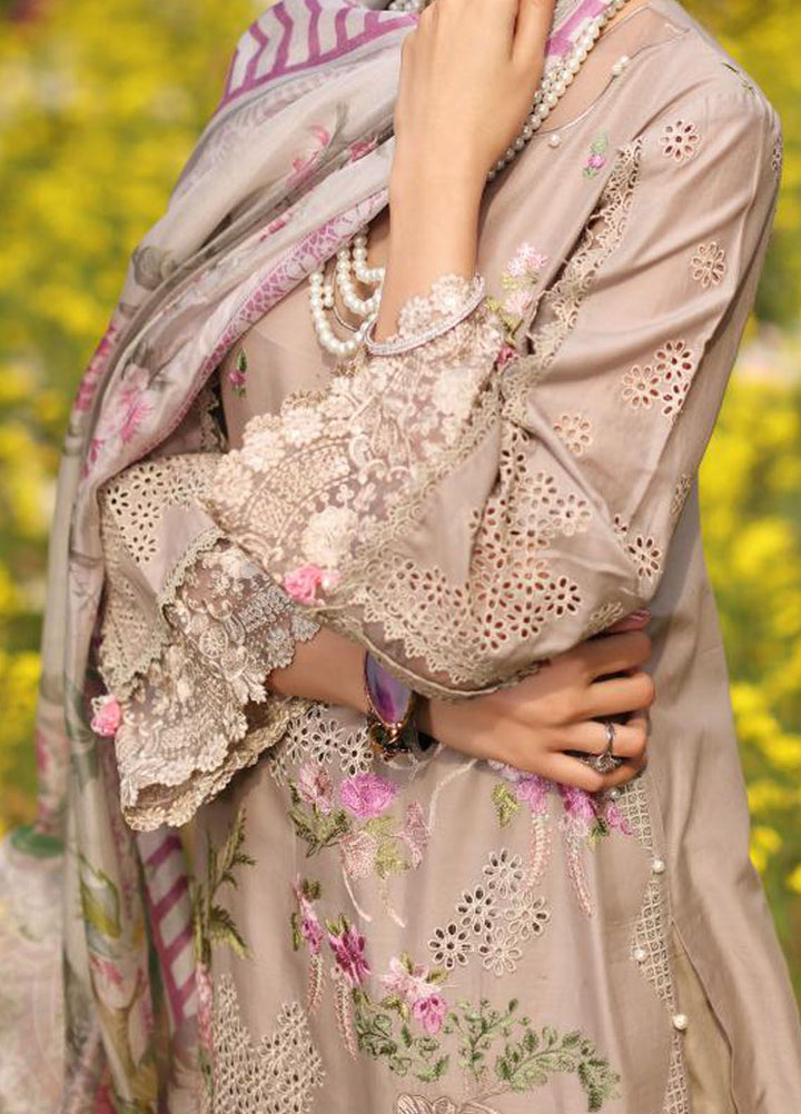 Kahf Embroidered Lawn Suit Unstitched 3 Piece KHF24FL KFL-12 Heer - Luxury Summer Collection