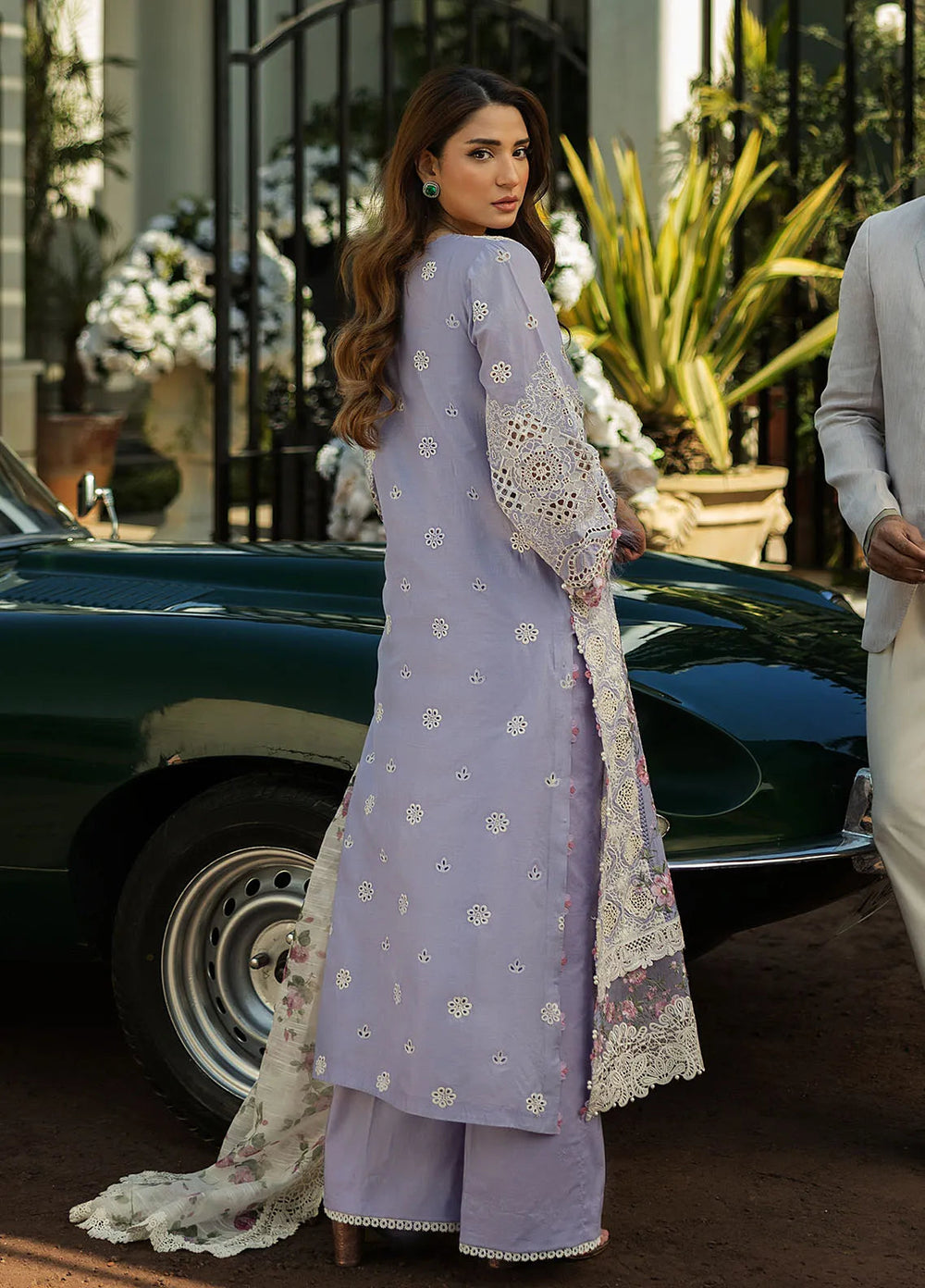 Kahf Embroidered Lawn Suits Unstitched 3 Piece KHF25L KLR-01 Maeve - Summer Collection