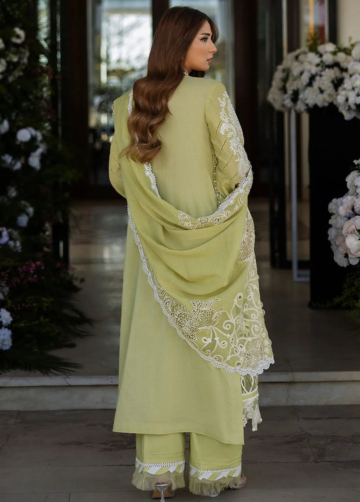 Kahf Embroidered Lawn Suits Unstitched 3 Piece KHF25L KLR-08 Amelia - Summer Collection