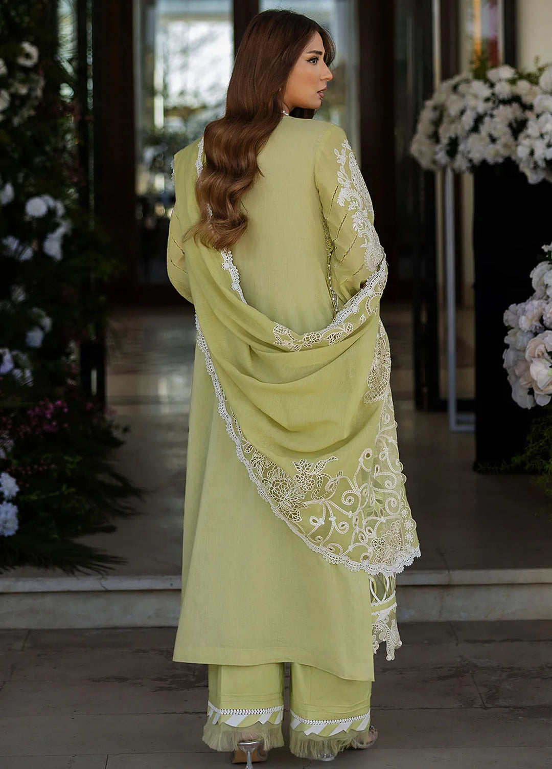 Kahf Embroidered Lawn Suits Unstitched 3 Piece KHF25L KLR-08 Amelia - Summer Collection