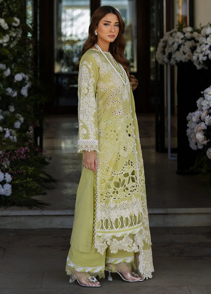 Kahf Embroidered Lawn Suits Unstitched 3 Piece KHF25L KLR-08 Amelia - Summer Collection