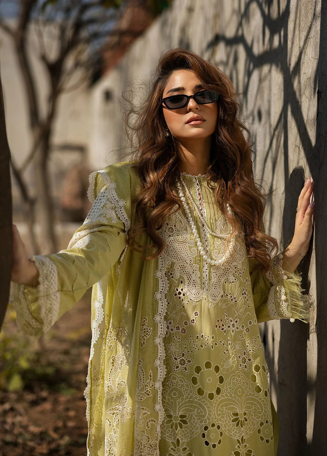 Kahf Embroidered Lawn Suits Unstitched 3 Piece KHF25L KLR-08 Amelia - Summer Collection