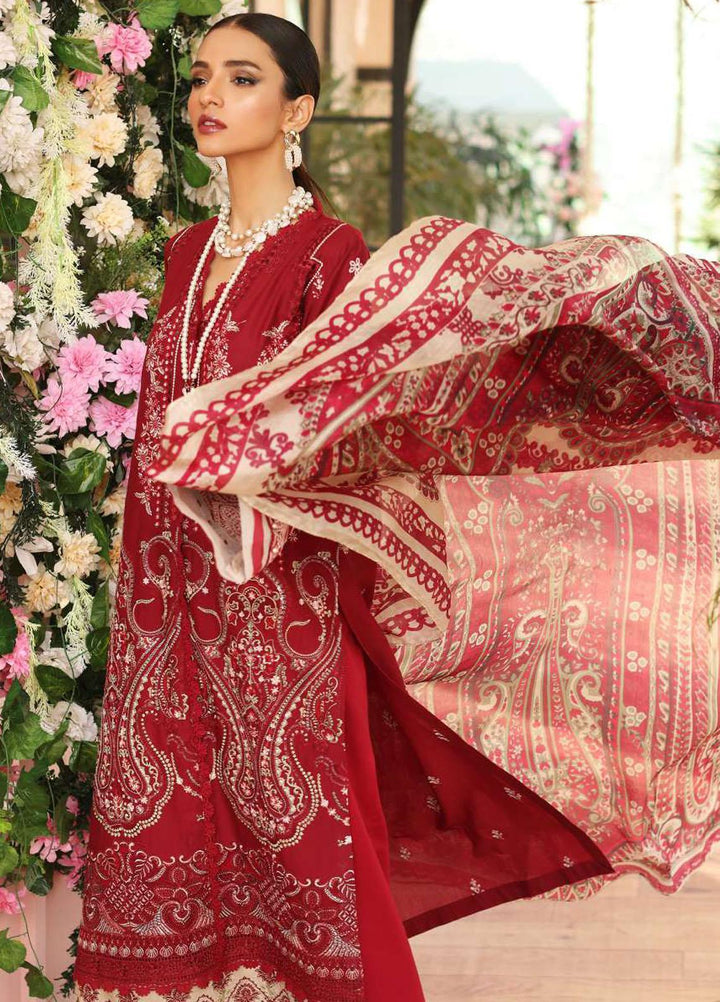 Kahf Embroidered Lawn Suits Unstitched 3 Piece KHF23LL KLC-09A - Luxury Summer Collection