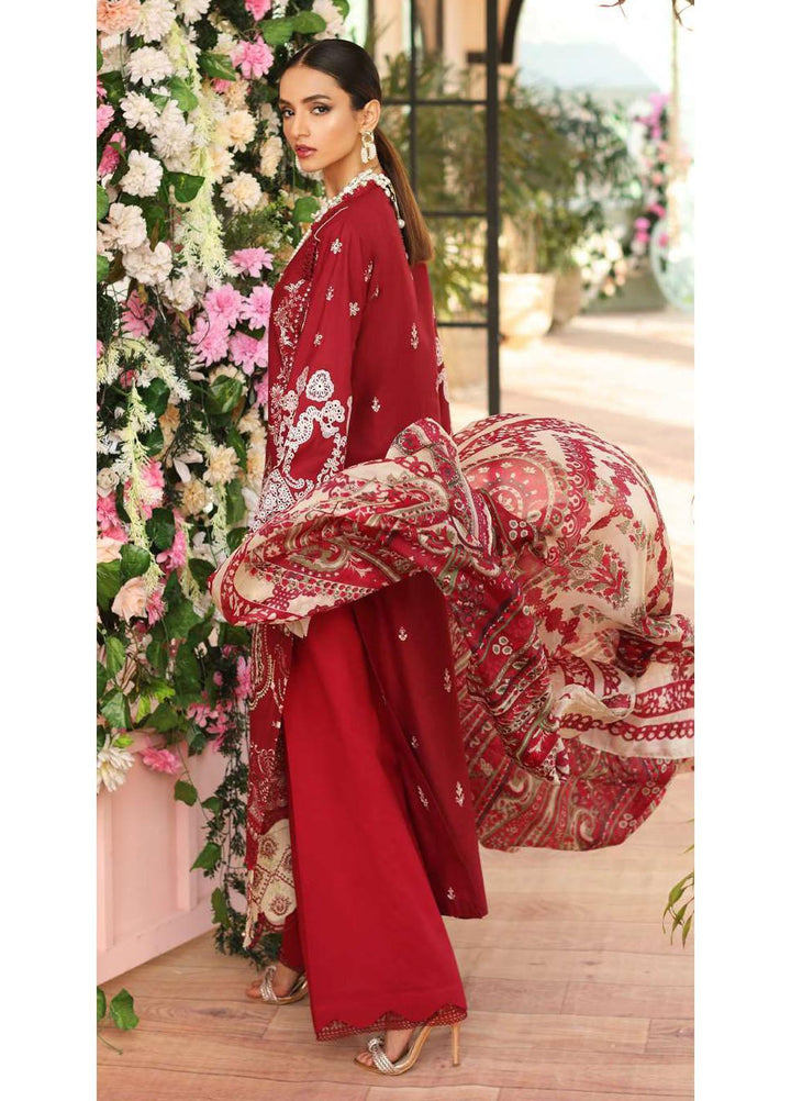 Kahf Embroidered Lawn Suits Unstitched 3 Piece KHF23LL KLC-09A - Luxury Summer Collection