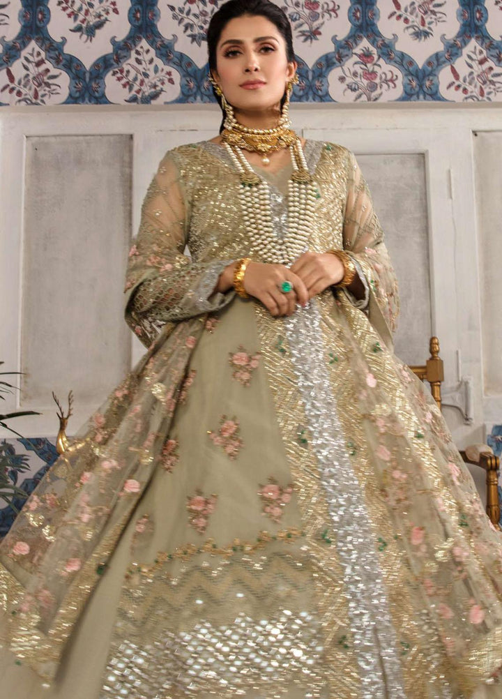 Kahf Premium Embroidered Organza Suits Unstitched 3 Piece KHF22MW D-03 Pareeza - Luxury Wedding Collection