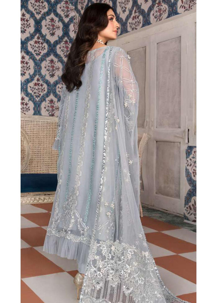 Kahf Premium Embroidered Organza Suits Unstitched 3 Piece KHF22MW D-04 Zanera - Luxury Wedding Collection