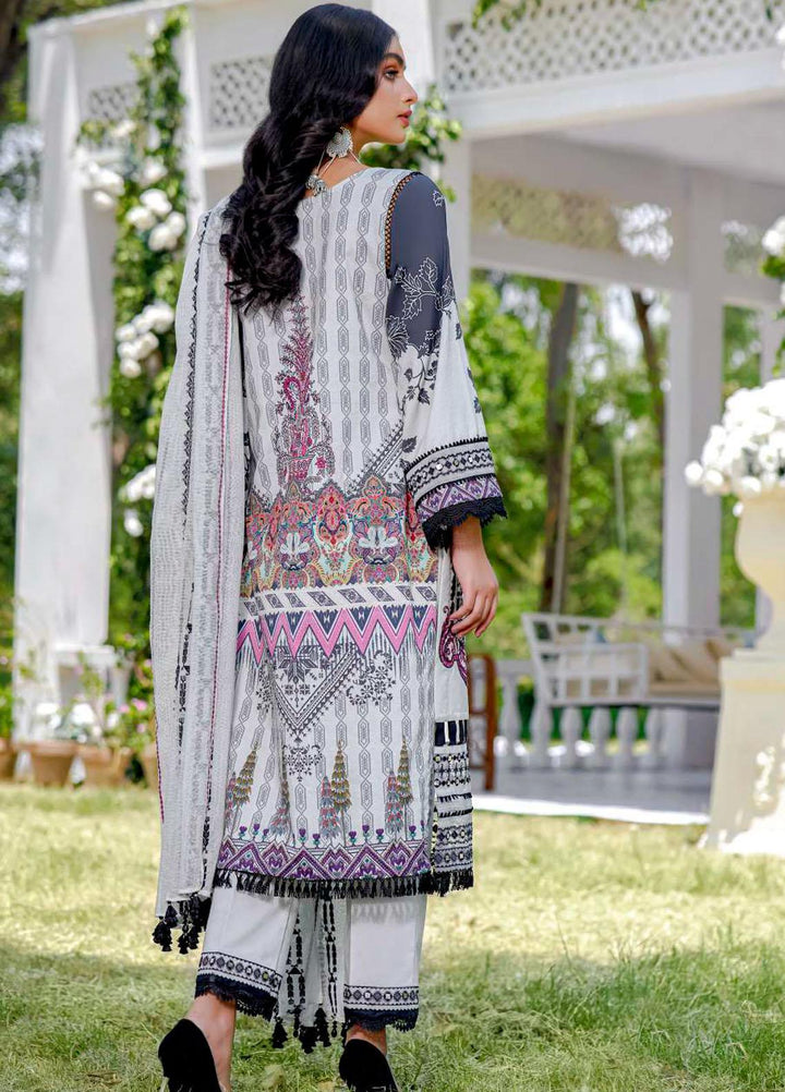 Kahf Premium Embroidered Lawn Suits Unstitched 3 Piece KHF21F 01 - Summer Collection