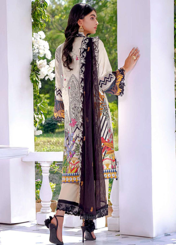 Kahf Premium Embroidered Lawn Suits Unstitched 3 Piece KHF21F 03 - Summer Collection