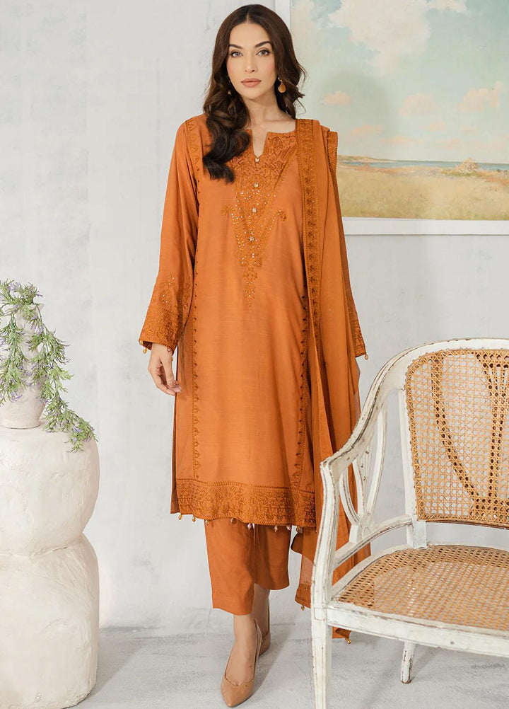Kaia By Muraad Embroidered Raw Silk Suits Unstitched 3 Piece MU23K Zoa - Formal Collection