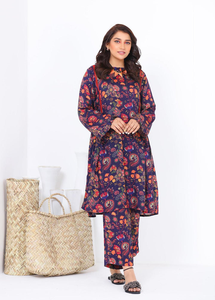 Noorangi Casual Pret  Silk 2 Piece Dress NR22KF WP-05