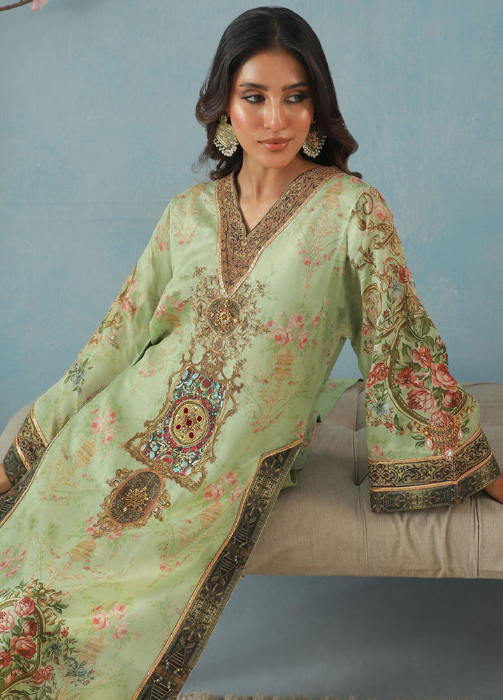 Kaira by Shamaeel Ansari Pret Embroidered Silk 2 Piece Suit KAI-01