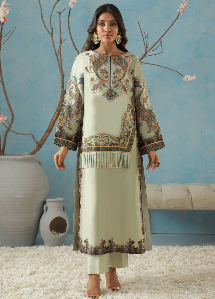 Kaira by Shamaeel Ansari Pret Embroidered Silk 2 Piece Suit KAI-04